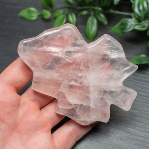 Rose Quartz Leaf Plate