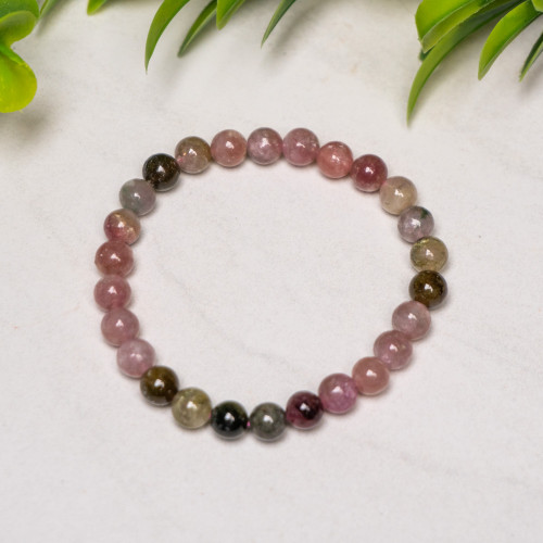 Multi Tourmaline Bracelet 6mm