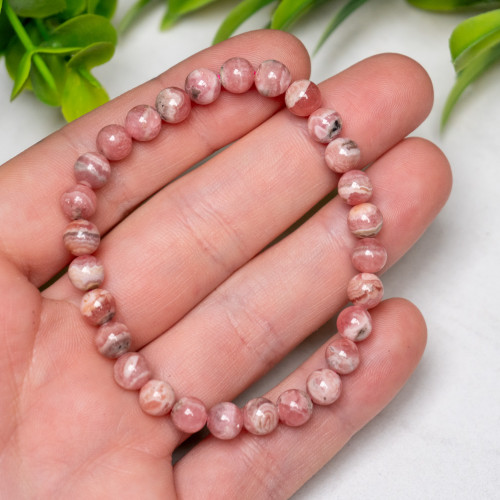 Rhodochrosite Bracelet 6mm