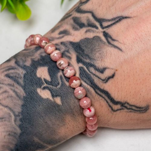 Rhodochrosite Bracelet 6mm