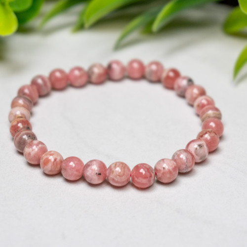 Rhodochrosite Bracelet 6mm