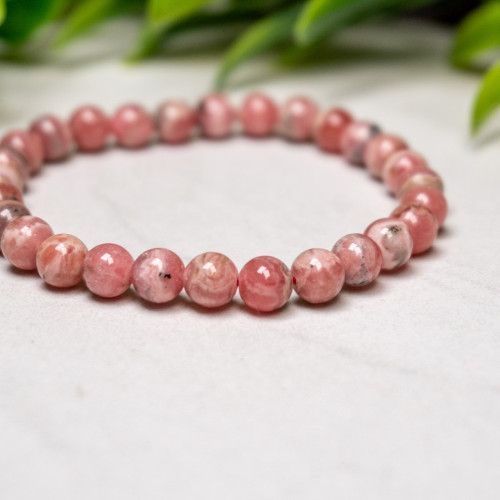 Rhodochrosite Bracelet 6mm