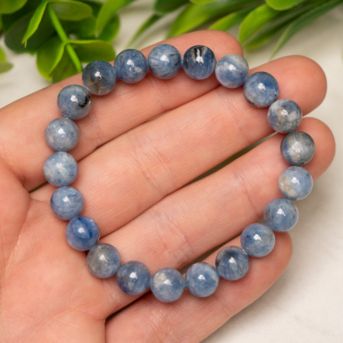 Blue Kyanite Bracelet 9mm