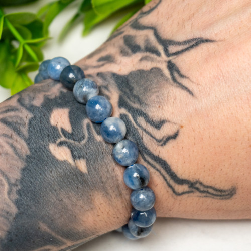 Blue Kyanite Bracelet 9mm