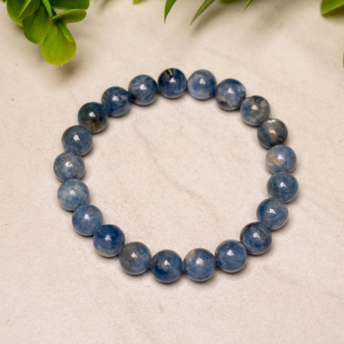 Blue Kyanite Bracelet 9mm