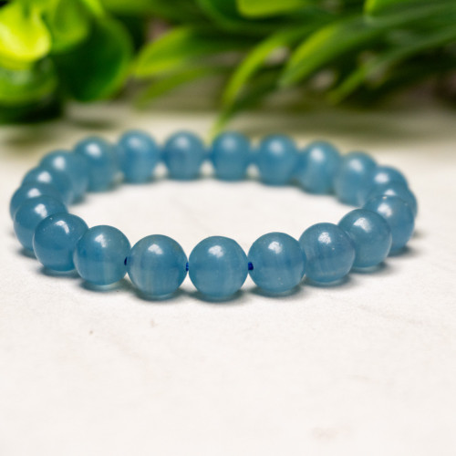 A+ Quality Blue Calcite Bracelet 9mm