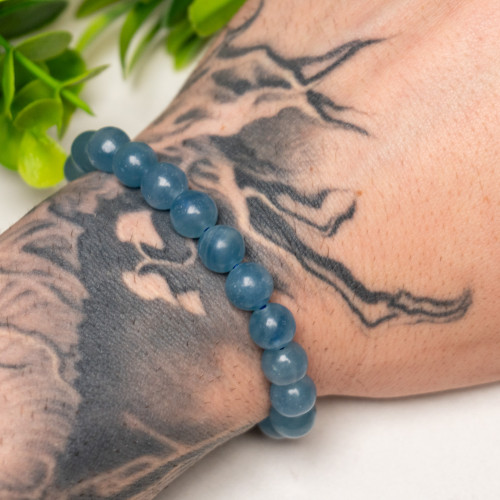 A+ Quality Blue Calcite Bracelet 9mm