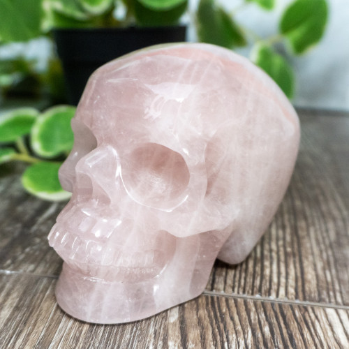 Rose Quartz Large Skull