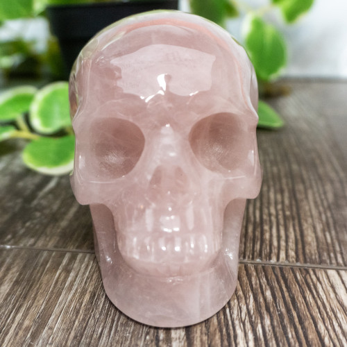 Rose Quartz Large Skull