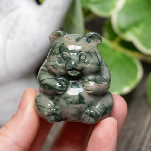 Nine Dragon Jade Bear Small