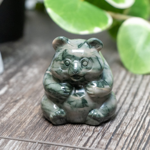 Nine Dragon Jade Bear Small