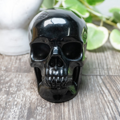 Obsidian Skull Large