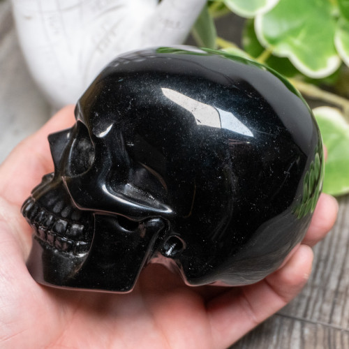 Obsidian Skull Large