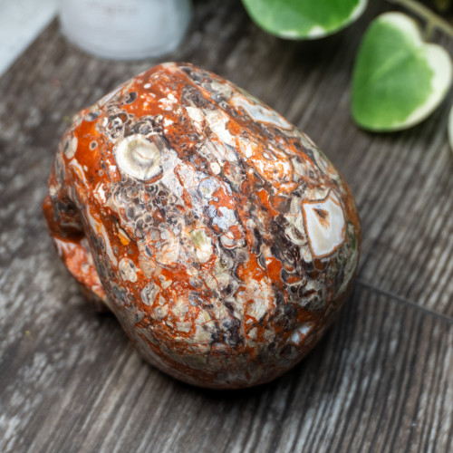 Red Rhyolite Skull Large
