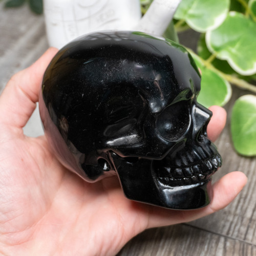 Obsidian Skull Large