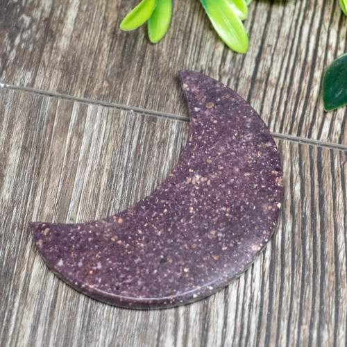 Lepidolite Crescent Moon