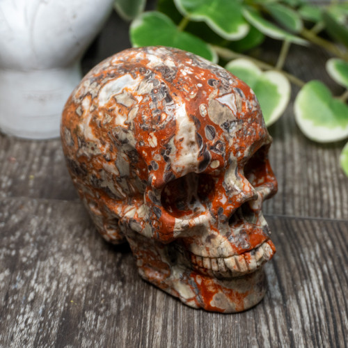 Red Rhyolite Skull Large