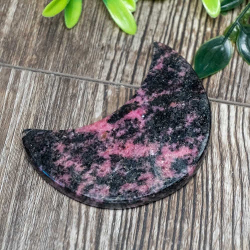 Rhodonite Crescent Moon