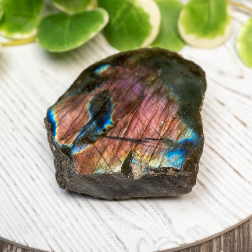 Half Polished Labradorite #9