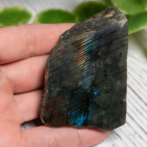 Half Polished Labradorite #2