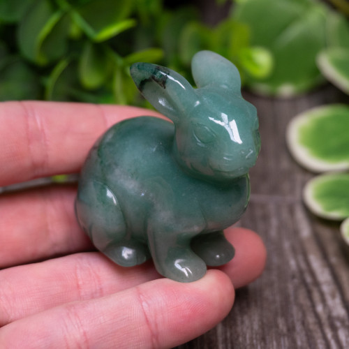 Green Aventurine Rabbit