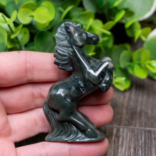 Nine Dragon Jade Horse Small