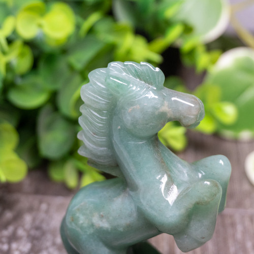 Green Aventurine Horse Large