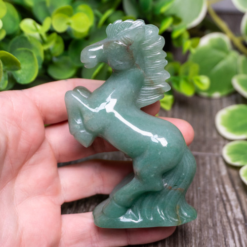 Green Aventurine Horse Large