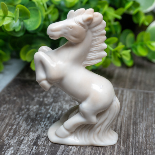 White Jade Horse Large