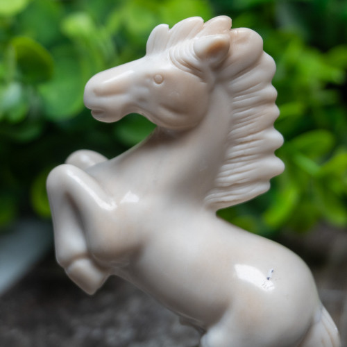 White Jade Horse Large