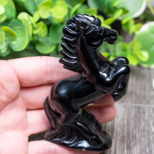 Obsidian Horse Large