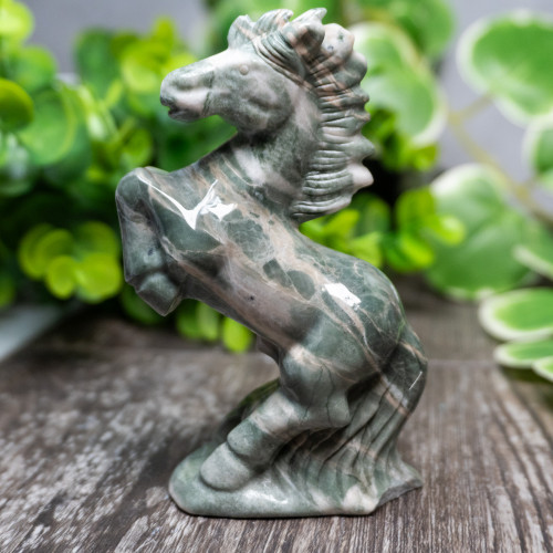 Nine Dragon Jade Horse Large