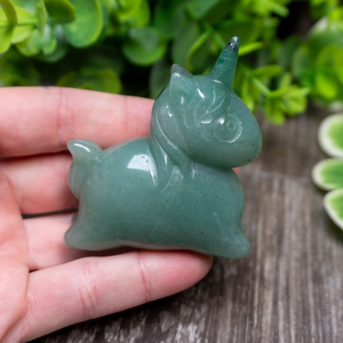 Green Aventurine Unicorn