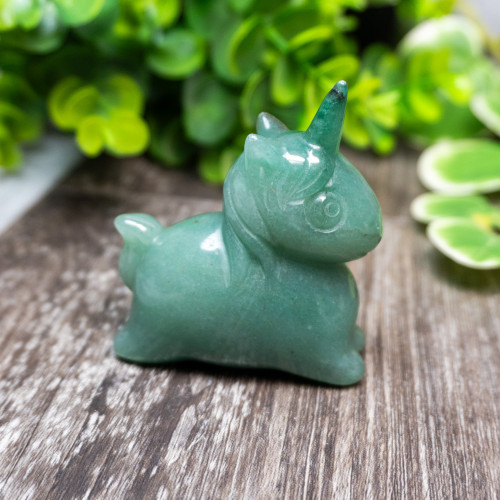 Green Aventurine Unicorn