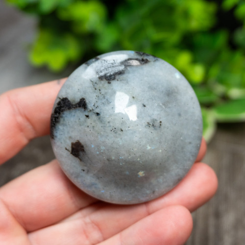 Labradorite & White Jade Mushroom