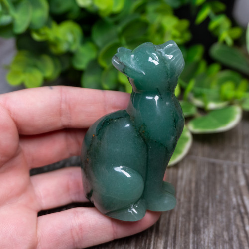 Green Aventurine Cat