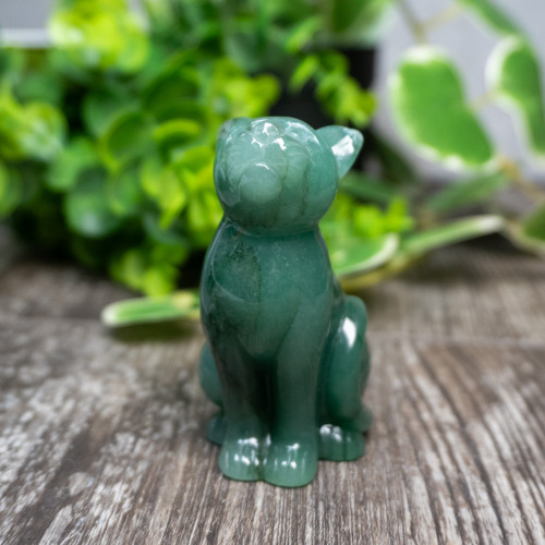 Green Aventurine Cat