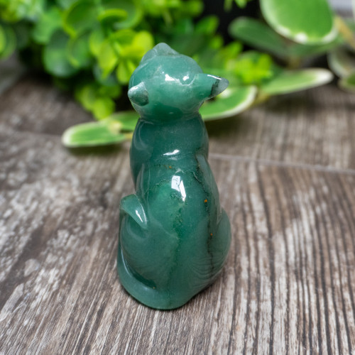 Green Aventurine Cat