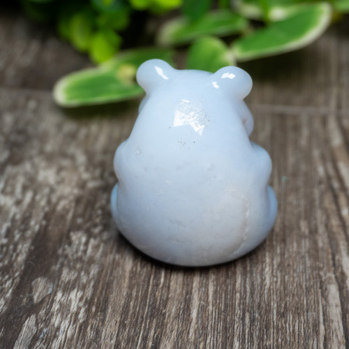 Blue Chalcedony Bear Medium