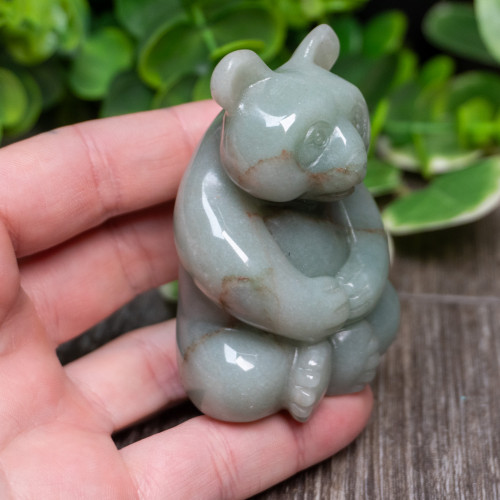 Green Aventurine Bear Large