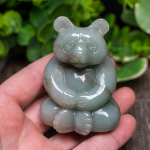 Green Aventurine Bear Large