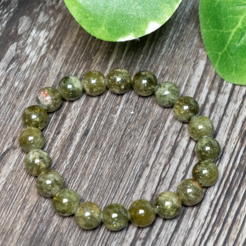 Green Garnet Bracelet 8mm