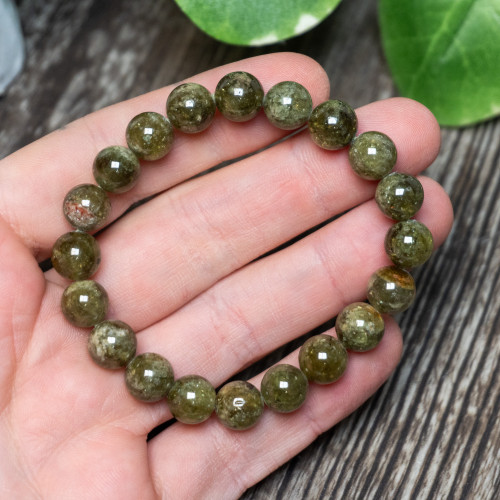 Green Garnet Bracelet 8mm