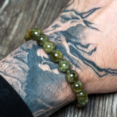 Green Garnet Bracelet 8mm