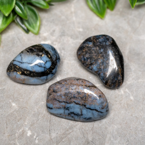 Blue Chert Tumbled