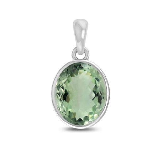 Prasiolite Facetted Random Pendant #2