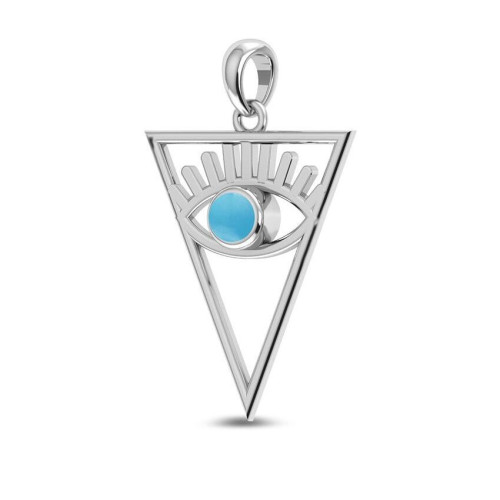 Larimar Eye  Random Pendant