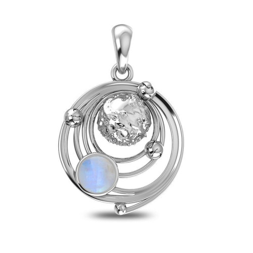 Moonstone Solar System Random Pendant