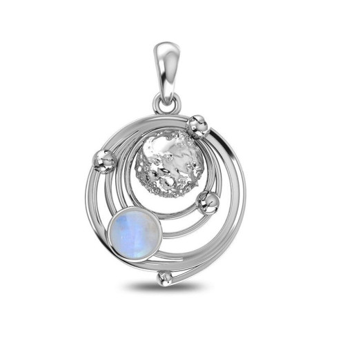 Moonstone Solar System Random Pendant