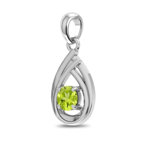 Facetted Peridot Random Pendant #8